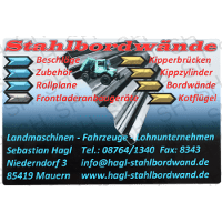 Stahlbordwände & Zubehör Sebasian Hagl - Aufkleber