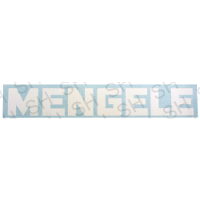 Mengele Anhänger - Aufkleber